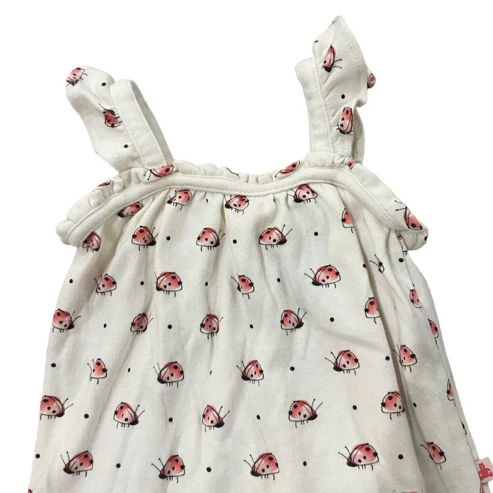 Baby Gap 6-9m Ladybug Bubble Romper